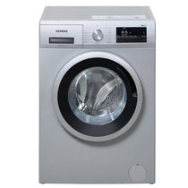 西门子(siemens) WM12N1E80W 8公斤  变频滚筒洗衣机(银色) 中途添衣 专业除菌设计