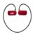 雅兴力无线运动蓝牙耳机4.0 头戴式 挂耳式 入耳式超长待机 降噪防汗 手机通用型(红色)