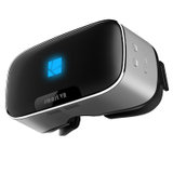 VR一体机虚拟现实3D眼镜头戴式智能手机电脑游戏成人头盔高清wifi(银灰色)