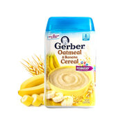 （包税）美国Gerber嘉宝2段婴儿香蕉燕麦米粉米糊 227g 6个月+