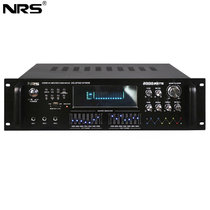 NRS 专业舞台KTV音响功放机210W+210W 大功率 家用卡拉OK音响功放 黑色