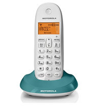 摩托罗拉（MOTOROLA）C1001OC 数字无绳电话机橙色背光家用办公座机单机(蓝色)