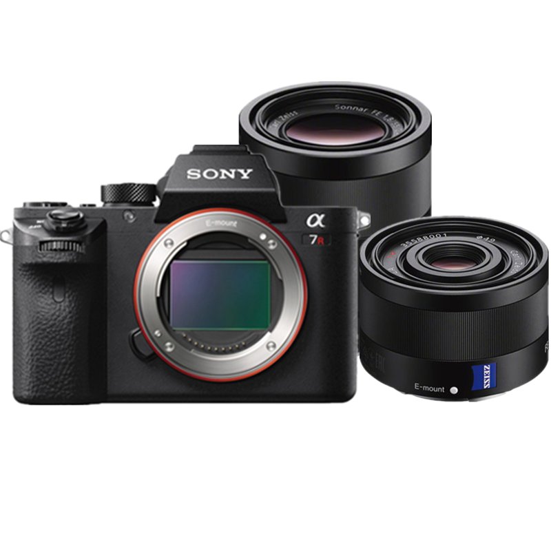 索尼索尼(sony)ilce-7rm2 a7rii a7r2 微单双头套机(fe35/2.