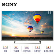 索尼（SONY）KD-55X8000E 55英寸 4K超高清 智能LED液晶电视（银色）