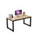 JCY-Q6办公家具 钢木简约办公桌  单位（张）(原木色 JCY-Q6)