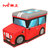 米上 大号公交车收纳凳 储物凳箱折叠凳箱 儿童玩具收纳箱整理箱 儿童收纳箱(红色Mini Car )