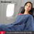 美国Brookstone便携旅行毯飞机毯可折叠毯春秋单人保暖毯家用毯子