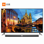 小米（MI）L55M4-AA小米电视3 55英寸电视 智能4K分体电视 平板电视（标配）(黑 套餐6)