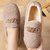 SUNTEK棉拖鞋女月子鞋秋冬季包跟家居产后居家室内厚底防滑外穿毛毛棉鞋(40码 咖啡色（泰迪绒）)