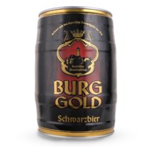 【10月到期】德国原装进口 金城堡黑啤酒5L