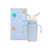 Duvall杜瓦尔mini鹿角保温杯两用带吸管杯1-3岁儿童水壶幼儿园小孩学饮婴儿水杯防摔水杯(浅蓝)