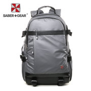 SABER GEAR 新款潮流双肩包时尚休闲学生旅行包SG9802(灰色)