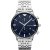 Emporio Armani阿玛尼手表 运动系列石英手表 时尚简约钢带男士手表(蓝色)