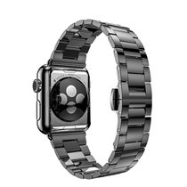 Apple Watch表带金属苹果iwatch智能手表带不锈钢链式男(锖色 38mm)
