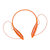 LG hbs-730 耳塞式立体声无线运动音乐蓝牙耳机通用型 颈挂式 一拖二(橙色)