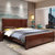 实木床 现代中式床 黄金檀木1.8米双人床 轻奢木质大床 床卧室主卧品质豪华床 1.8M单床(1.8米单床)