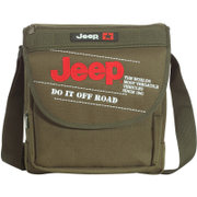 JEEP SLR-010摄影单肩包（绿色）（高密900D尼龙料；可调节组装内隔；3D全包覆式保护，盖头特色品牌绣花。)