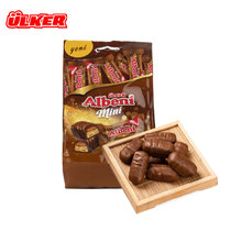 ulker/优客阿尔贝尼迷你焦糖饼干夹心巧克力89g/袋（12颗） 土耳其进口 娜扎同款(5包)