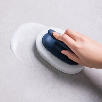 浴缸短柄清洁刷浴室卫浴清洁可拆卸瓷砖地板厨房海绵刷子DS407(替换海绵2个装 9*14cm)