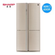 夏普（Sharp） SJ-FL79V-SL 600L风冷无霜 四门双开门式电家用冰箱双门