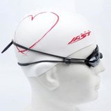 *促销 JAST佳斯特保护头部专业硅胶泳帽JYM205白空心