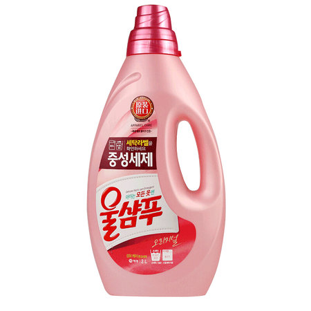 爱敬韩国进口中性洗衣液2L 国美超市甄选