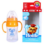 巴菲熊 B5226 宽口径握把自动硅胶奶瓶（S） 200ml/7oz(橙色)