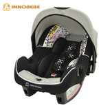 innobebe 德国原装婴儿童提篮安全座椅0-15个月宝宝适用聪明妈妈的选择 乐途提篮(精致黑)