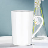 马克杯男女生可爱带盖勺咖啡高颜值陶瓷水杯情侣杯子一对情侣款(白色 单杯无盖勺)