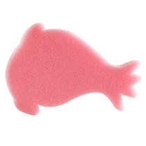 粉色海豚沐浴海绵 可爱卡通儿童沐浴海绵擦沐浴擦洗脸洗身神器