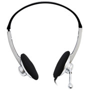 现代（HYUNDAI）HY-501MV头戴式Hi-Fi型耳机（清晰的语音传输，头戴式耳机轻巧、调节灵活、贴合完美）