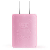 优加 Hello Kitty 系列 双USB 2.4A充电器 粉