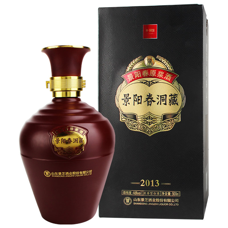 景芝46度景阳春洞藏酒浓香型500ml16