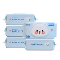 完美爱【IUV爆款】婴幼儿宝宝手口湿纸巾80片*5包 水润 清洁