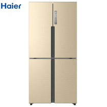 海尔（Haier）BCD-458WDVMU1 458升干湿分储 变频节能静音 风冷无霜 智能十字对开门多门冰箱 家用冰箱(金色 458)