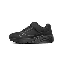 Skechers斯凯奇童鞋舒适帆布鞋男童2021年春季新款帆布鞋403695L(403695L-BBK 33.5)