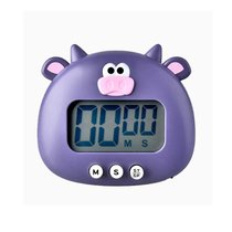 计时器厨房电子定时器儿童自律时间管理提醒器学生做题学习闹钟倒7yc(紫色小牛)