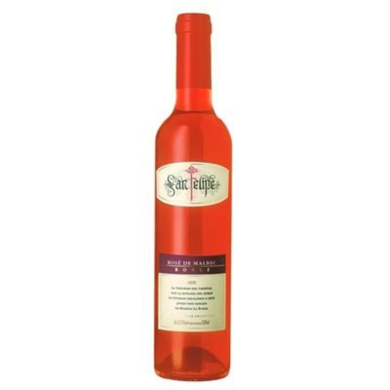 阿根廷进口红酒圣菲利佩桃红葡萄酒500ml