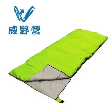 威野营V-CAMP 信封式睡袋 帐篷睡袋VE9003(绿色)