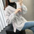女式时尚针织毛衣9280(浅灰色 均码)
