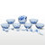 淘瓷缘景德镇釉中彩骨瓷餐具16头餐具高脚碗汤勺青花餐具陶瓷餐具套装(花香)
