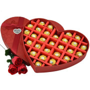 费列罗巧克力礼盒装 费雷罗巧克力礼盒七夕情人节送女友创意生日礼物