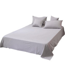黛格单双人床上用品 1.2m 1.5m 1.8m 2.0m全棉色织水洗棉日系无印良品条纹格子小清新单品床单(11 默认)