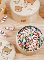 冠生园大白兔奶糖礼盒装混合口味糖果零食送男女生年货节新年礼物(（12味混合装约52颗）小熊礼盒礼袋300g)