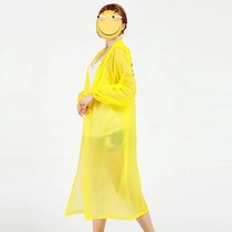 户外旅行旅游一次性雨衣便携式加长加厚雨衣透明雨披(颜色随机发货 单拍不发货)
