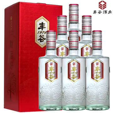 丰谷酒业52度丰谷1978f10500ml整箱6瓶百姓口粮酒52度丰谷1978财运好