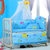 HUGBB婴儿床881环保实木无油漆宝宝童床摇篮床(实木床+五件套+赠品 版本)