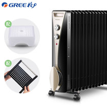 格力(GREE)6026 取暖器13片电油汀 家用节能电暖器 大功率整屋取暖电暖气NDY12-X6026