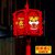 新年福字灯笼挂饰春节幼儿园商场小红灯笼装饰品挂件场景布置7wj(如虎添亿（花边灯笼）)