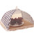 有乐C019加密蕾丝饭罩菜罩折叠长方形食物罩防苍蝇罩lq602(大号蓝色)